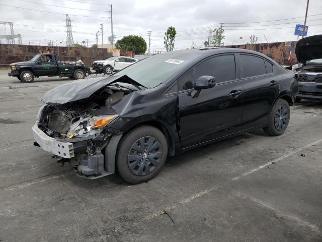 Lot #2558714211 2012 HONDA CIVIC LX salvage car