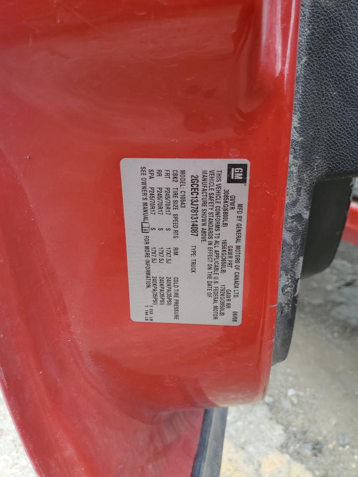 2GCEC13J781314087 2008 Chevrolet Silverado C1500