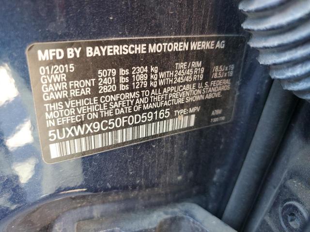 2015 BMW X3 XDRIVE2 - 5UXWX9C50F0D59165