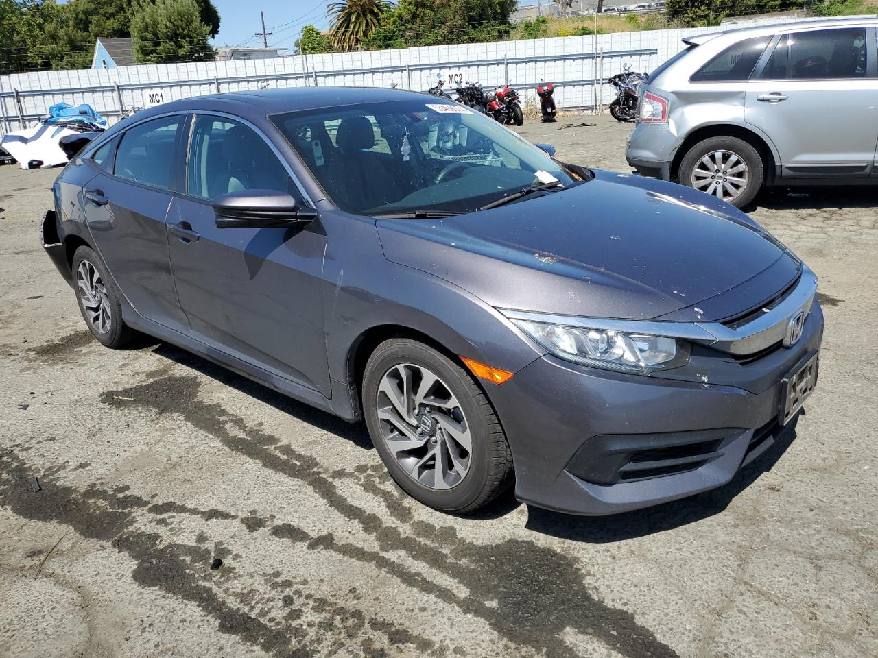 2HGFC2F74JH524445 2018 Honda Civic Ex