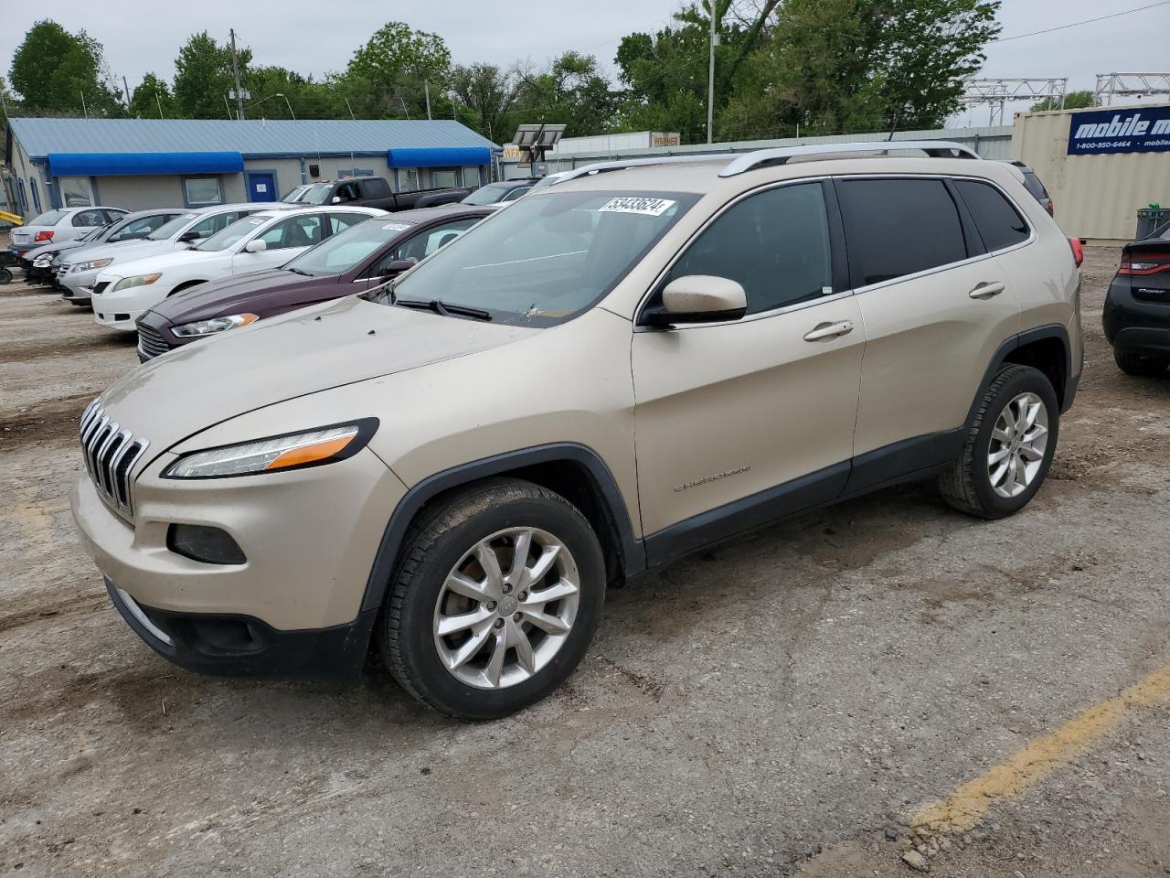 2015 Jeep Cherokee Limited vin: 1C4PJMDS4FW614182