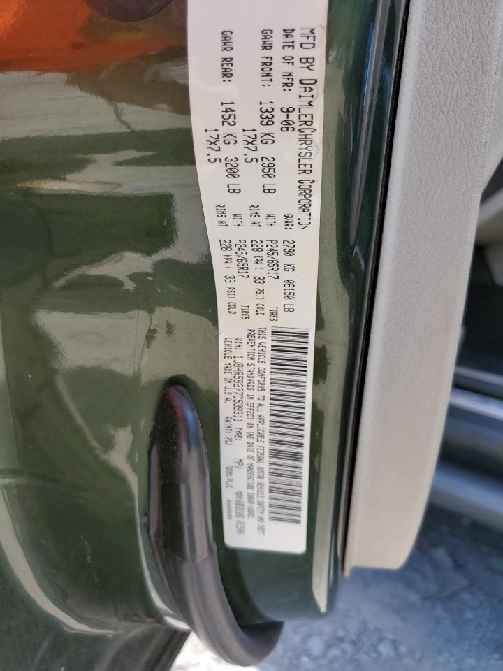 1J8HR58277C539311 2007 Jeep Grand Cherokee Limited