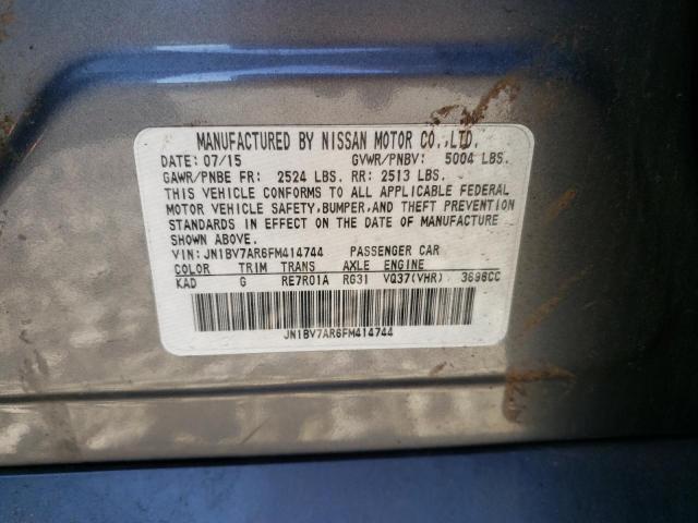 2015 INFINITI Q50 BASE - JN1BV7AR6FM414744