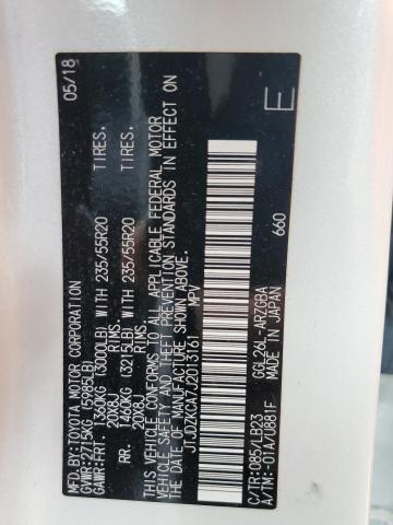 2018 Lexus Rx 350 L VIN: JTJDZKCA7J2013161 Lot: 56430824