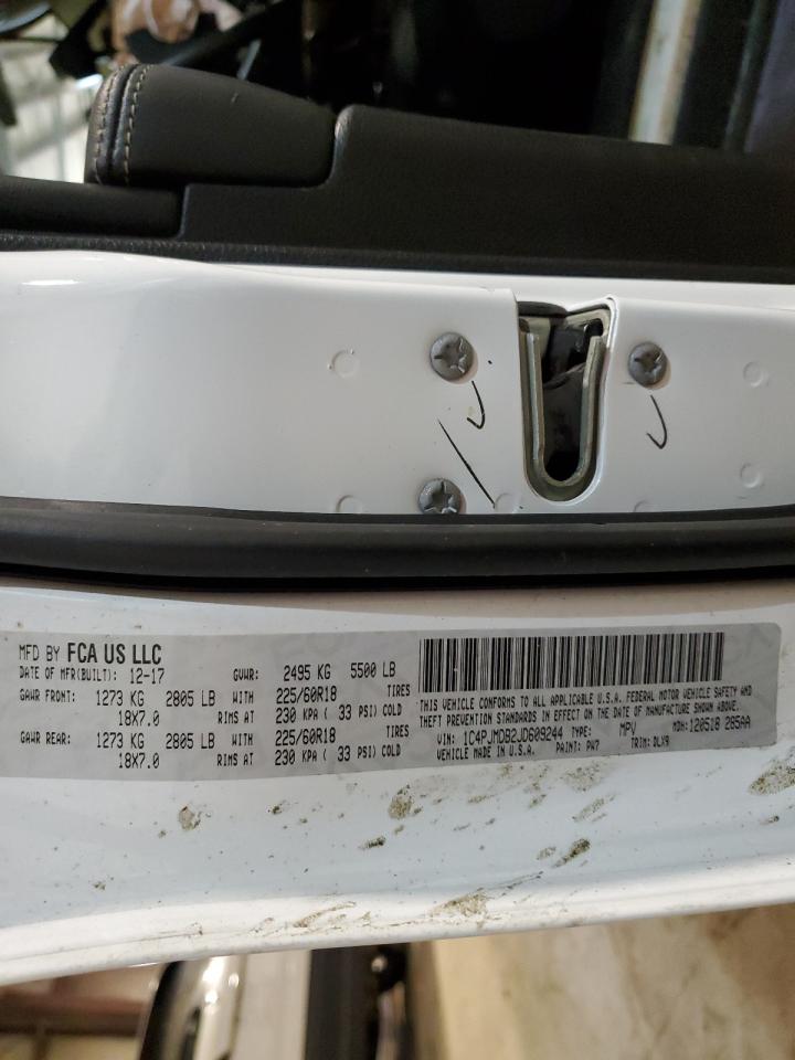 1C4PJMDB2JD609244 2018 Jeep Cherokee Limited