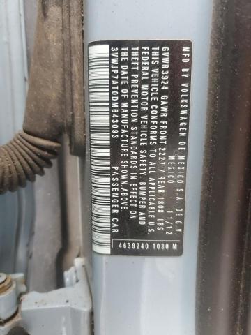 2013 Volkswagen Beetle VIN: 3VWJP7AT0DM643093 Lot: 54503724