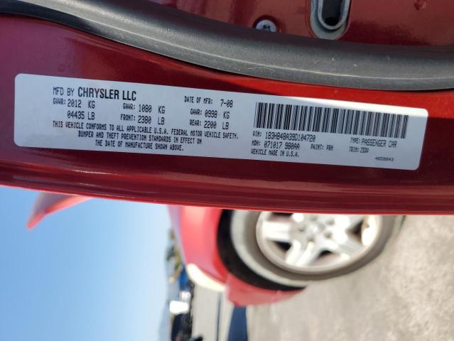 2009 Dodge Caliber Sxt VIN: 1B3HB48A39D104720 Lot: 54043054