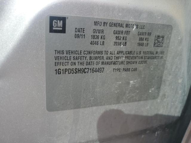 2012 Chevrolet Cruze Ls VIN: 1G1PD5SH9C7164497 Lot: 54913024