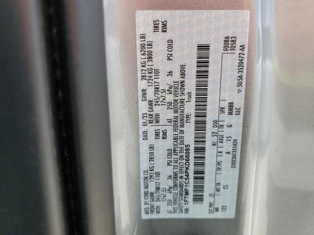 2023 FORD F150 - 1FTMF1C54PKD66085