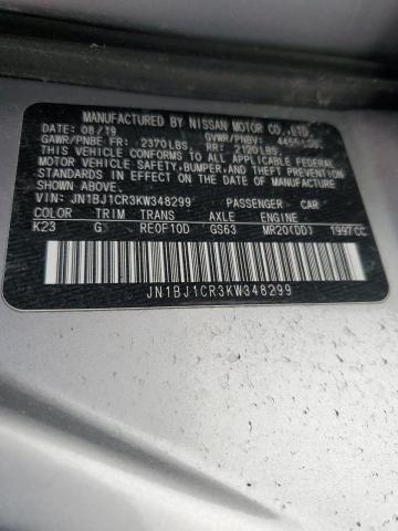 2019 Nissan Rogue Sport S VIN: JN1BJ1CR3KW348299 Lot: 54998514