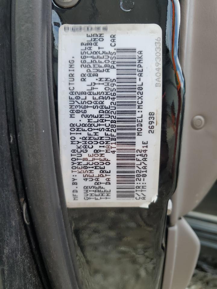 4T1BF28B22U246595 2002 Toyota Avalon Xl