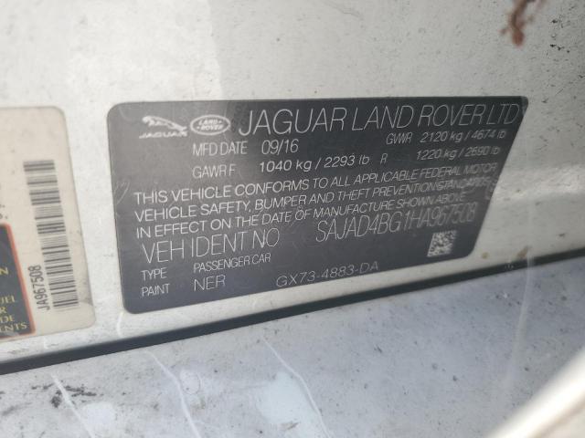 2017 Jaguar Xe Premium VIN: SAJAD4BG1HA967508 Lot: 56609564