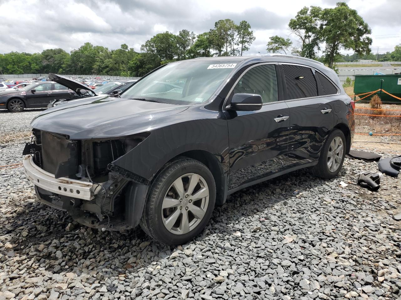 5FRYD3H89EB018457 2014 Acura Mdx Advance