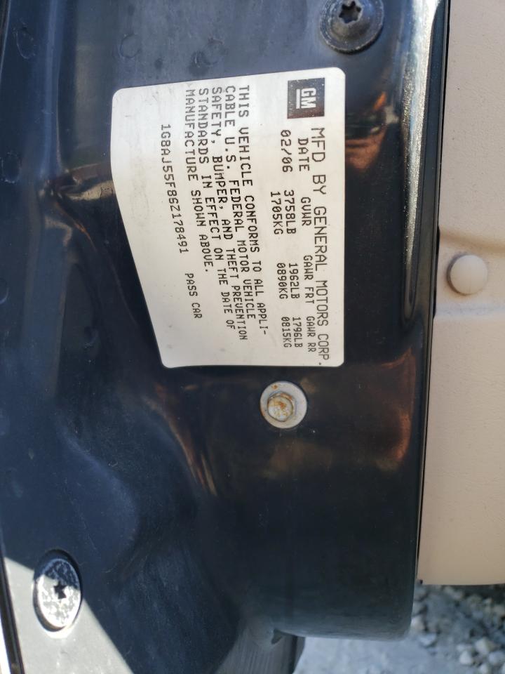 1G8AJ55F86Z178491 2006 Saturn Ion Level 2