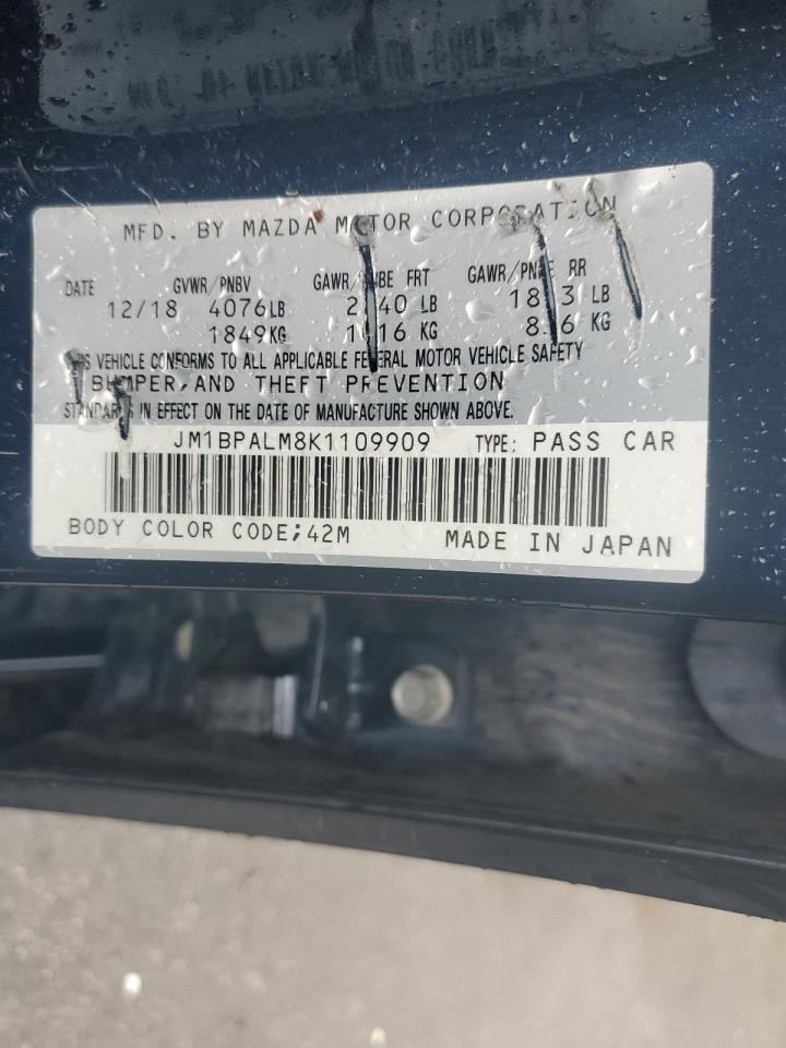 JM1BPALM8K1109909 2019 Mazda 3 Preferred Plus