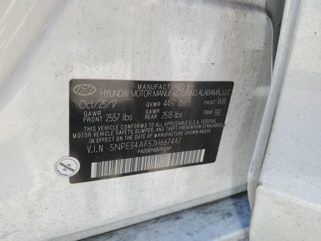 5NPE34AF5JH667447 2018 HYUNDAI SONATA - Image 12