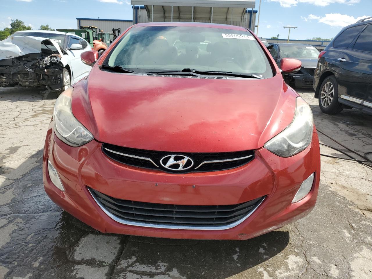 KMHDH4AE4CU374633 2012 Hyundai Elantra Gls