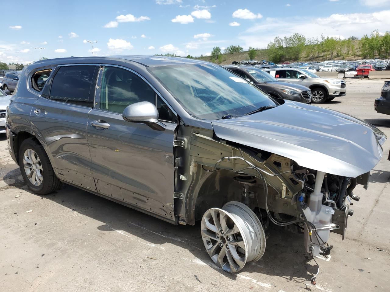 2019 Hyundai Santa Fe Sel vin: 5NMS3CAD9KH123057