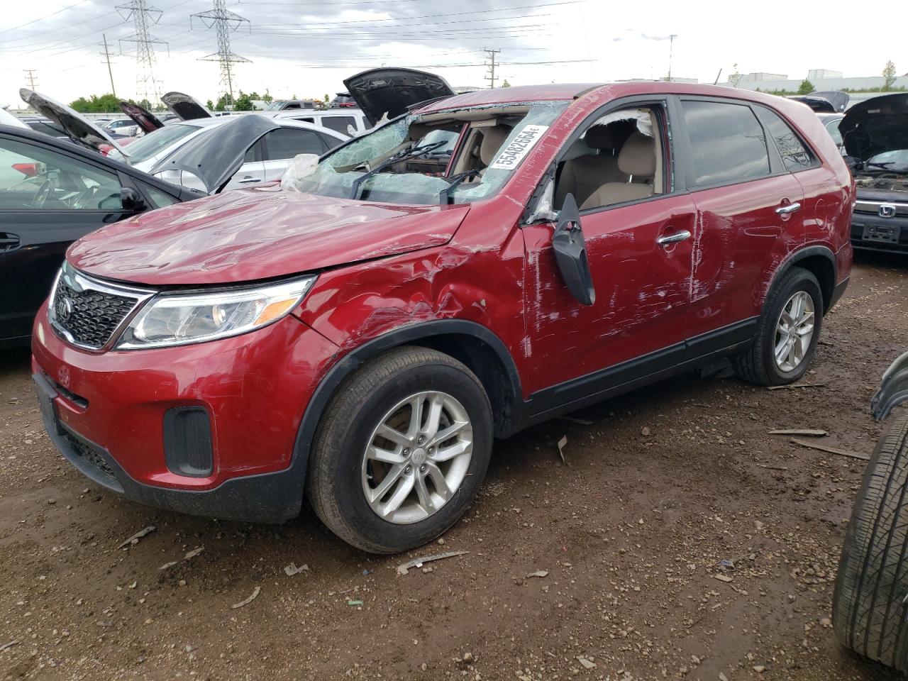 5XYKT3A68FG661184 2015 Kia Sorento Lx