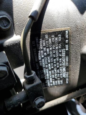2012 KAWASAKI ZG1400 C - JKBZGNC18CA016925