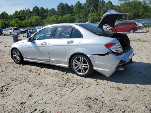 2012 Mercedes-Benz C 250 VIN: WDDGF4HB2CR232891 Lot: 54798484