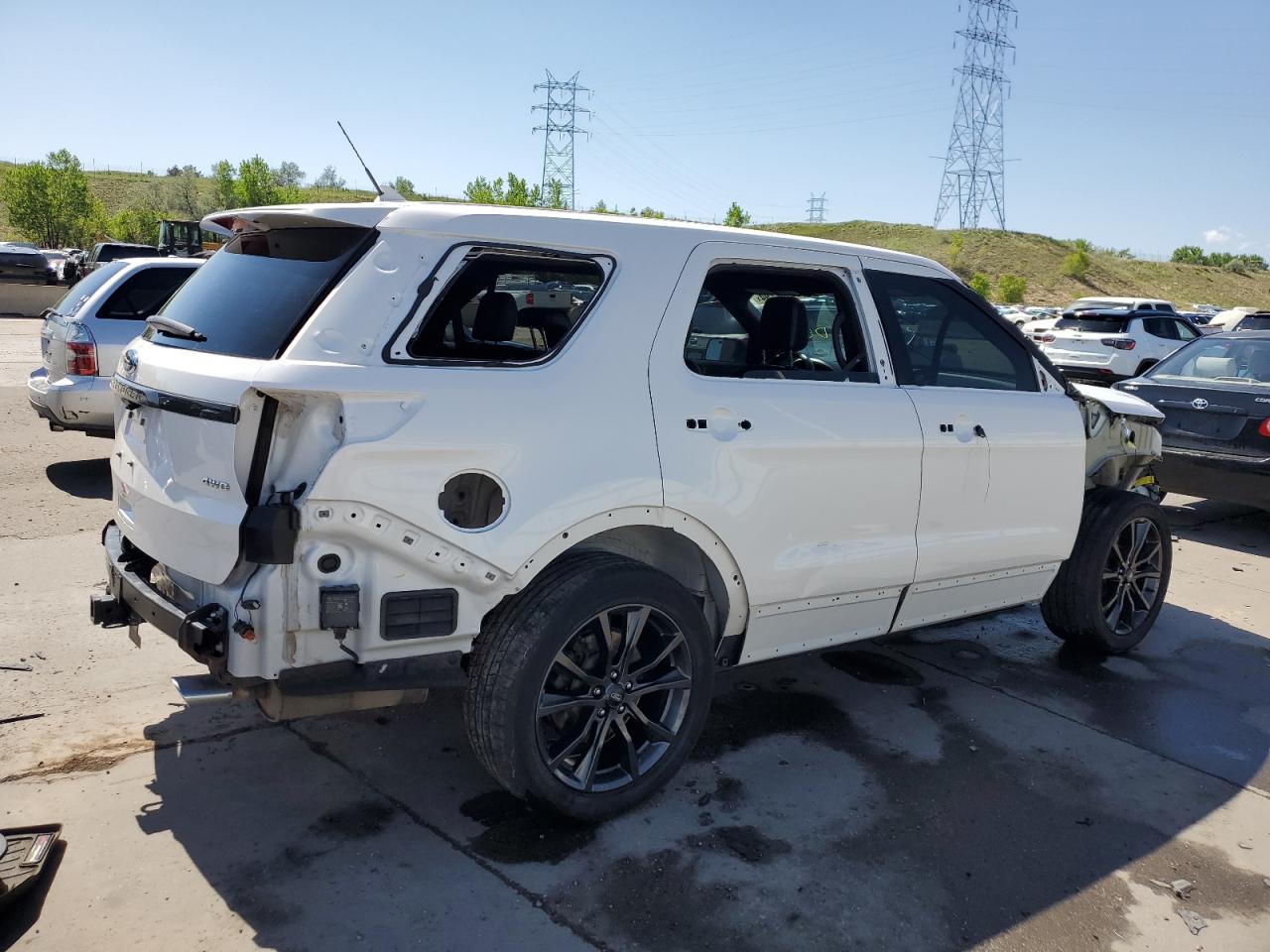 2018 Ford Explorer Xlt vin: 1FM5K8D86JGC93616