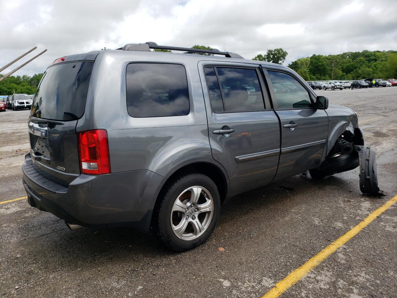 2013 Honda Pilot Exl vin: 5FNYF4H66DB072619