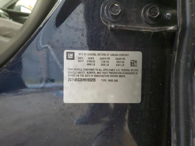 2017 Chevrolet Impala Premier VIN: 2G1145S3XH9180255 Lot: 54759274