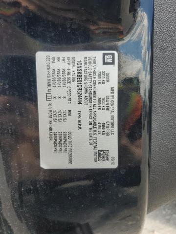 2012 Chevrolet Tahoe K1500 Lt VIN: 1GNSKBE01CR324444 Lot: 57066354