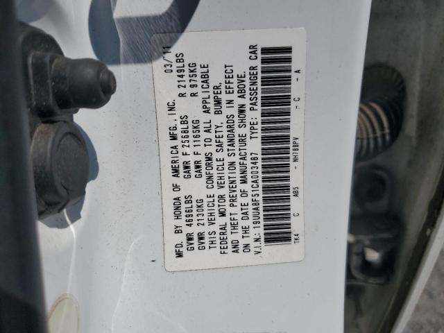 2012 Acura Tl VIN: 19UUA8F51CA003487 Lot: 57239484