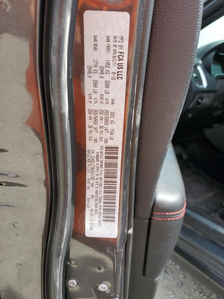 1C4SDJCT8HC611767 2017 Dodge Durango R/T