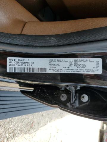 2021 Ram 1500 Longhorn VIN: 1C6SRFKT0MN664789 Lot: 55045454