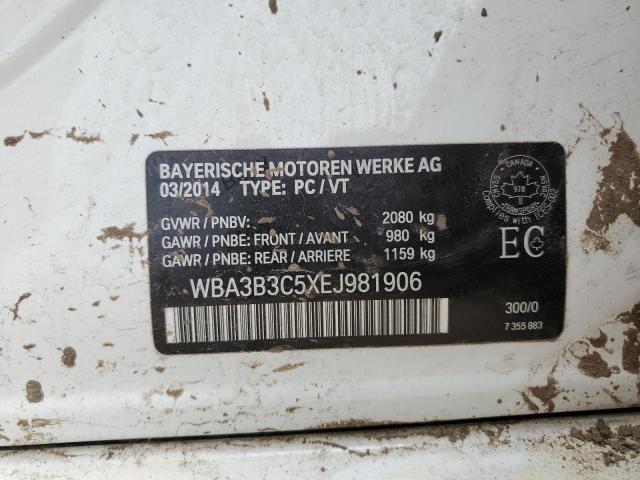 2014 BMW 328 Xi VIN: WBA3B3C5XEJ981906 Lot: 55709074