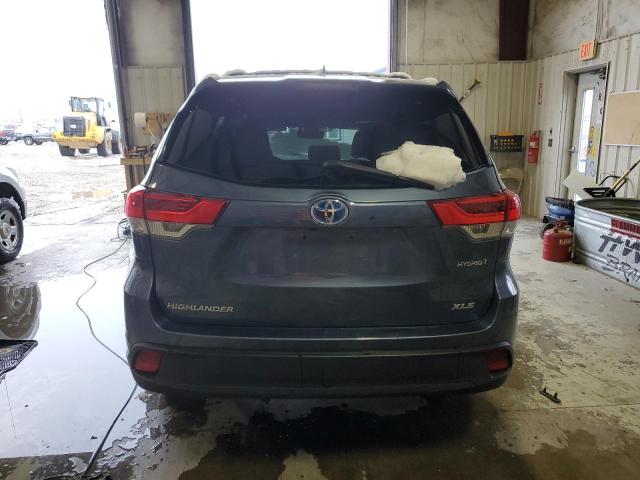 2019 Toyota Highlander Hybrid VIN: 5TDJGRFH6KS076050 Lot: 53104174
