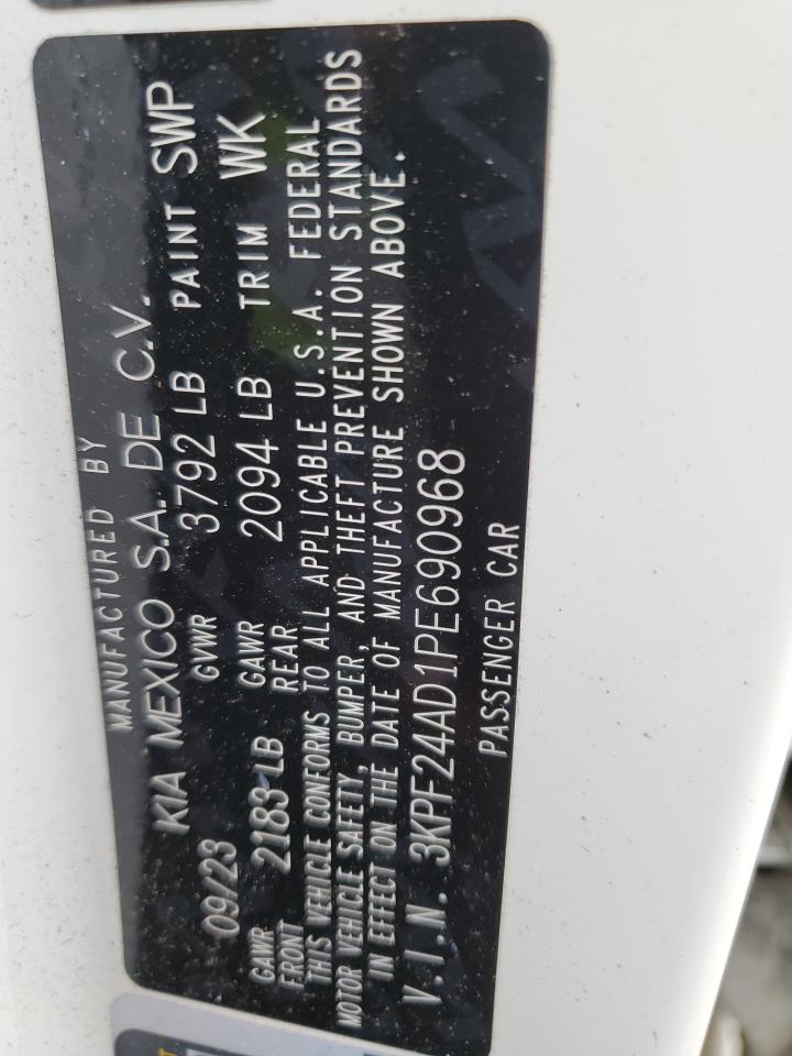 3KPF24AD1PE690968 2023 Kia Forte Lx