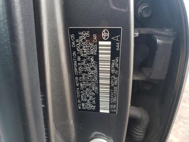 2005 Toyota Echo VIN: JTDBT123450384577 Lot: 55347864