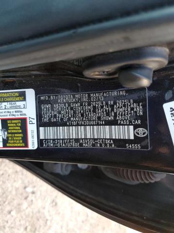 VIN 4T1BF1FK3DU667144 2013 Toyota Camry, L no.12