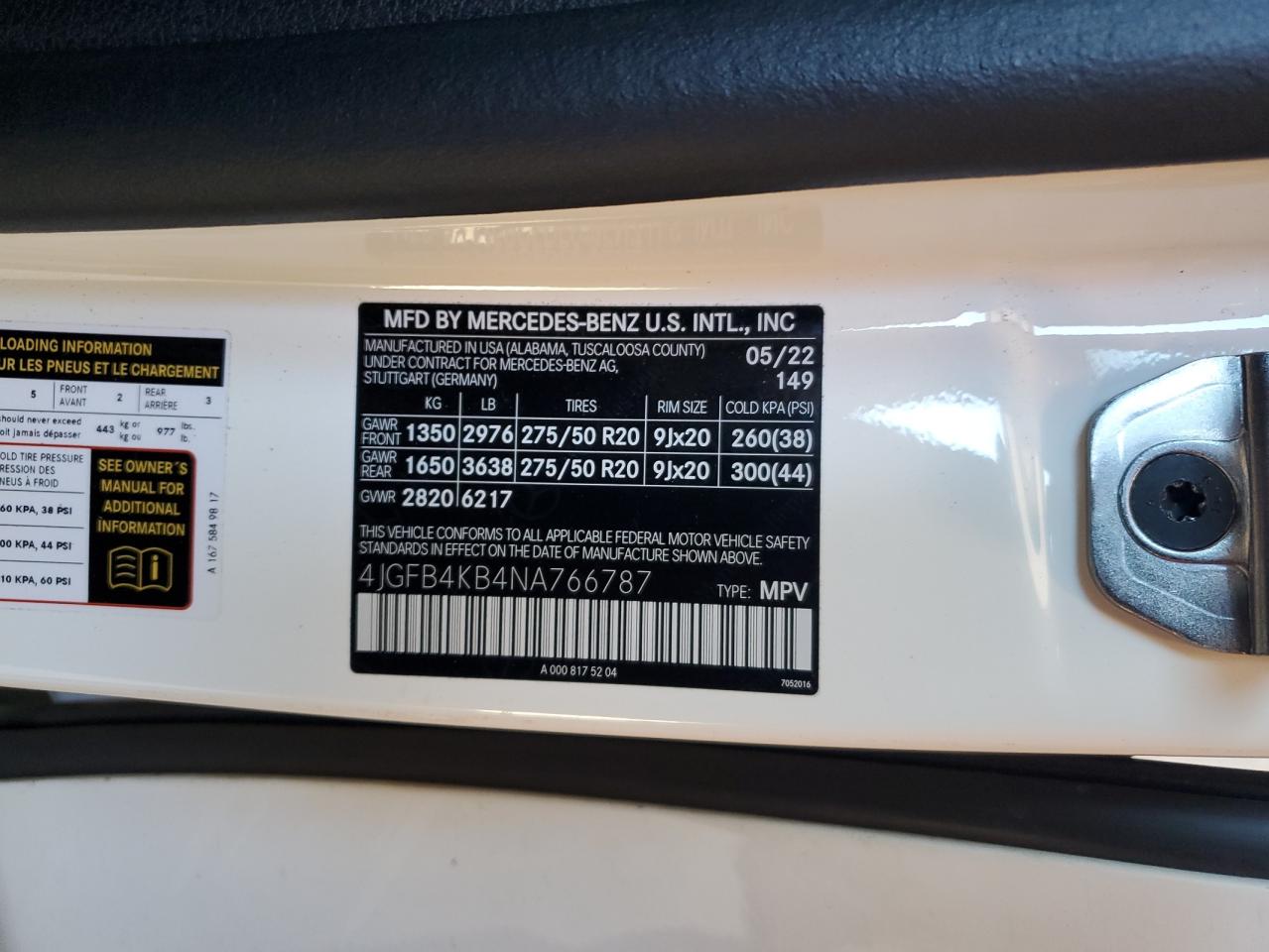 4JGFB4KB4NA766787 2022 Mercedes-Benz Gle 350 4Matic