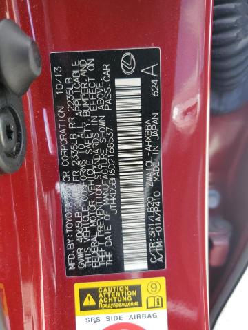 2013 Lexus Ct 200 VIN: JTHKD5BH6D2168537 Lot: 55599264