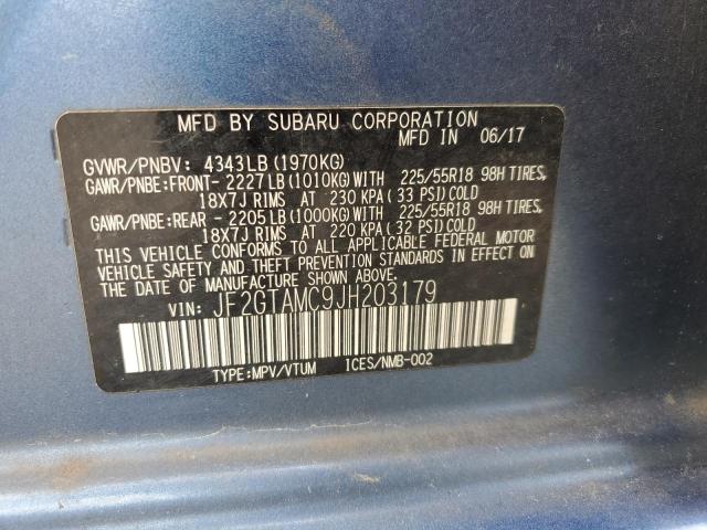 2018 SUBARU CROSSTREK - JF2GTAMC9JH203179