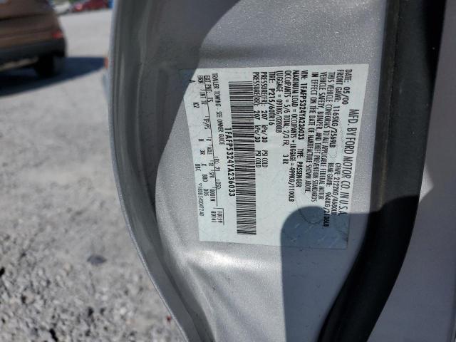 2000 Ford Taurus Se VIN: 1FAFP5324YA236033 Lot: 56478334