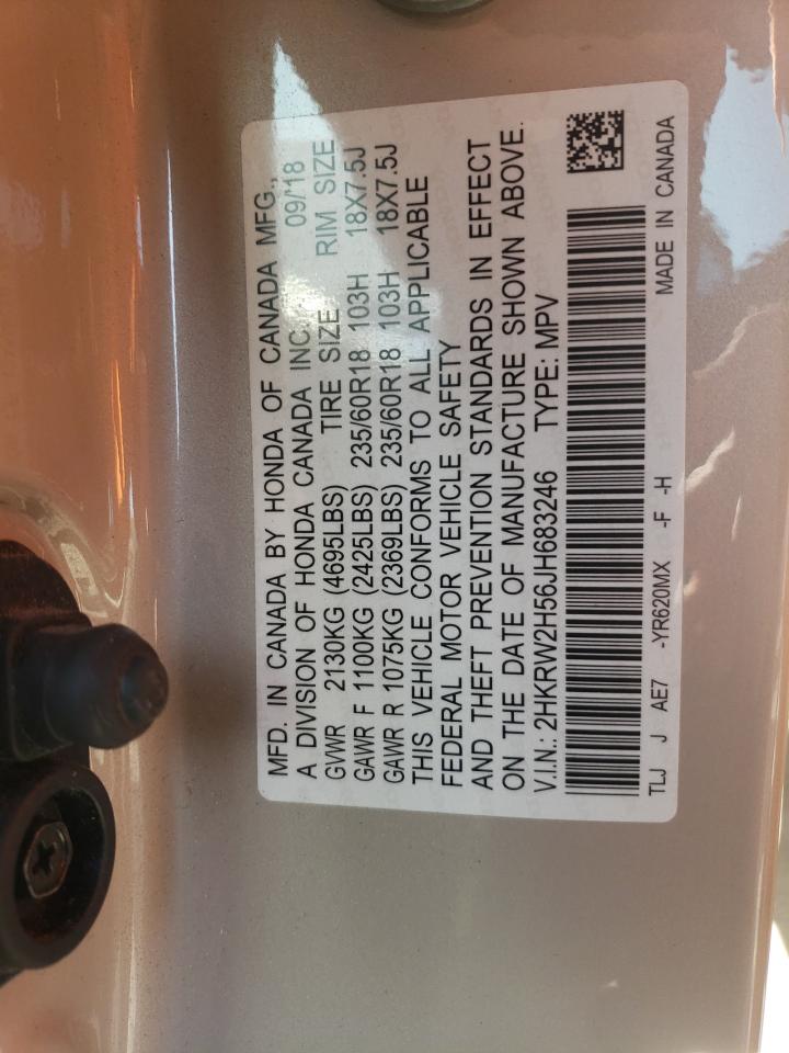 2HKRW2H56JH683246 2018 Honda Cr-V Ex