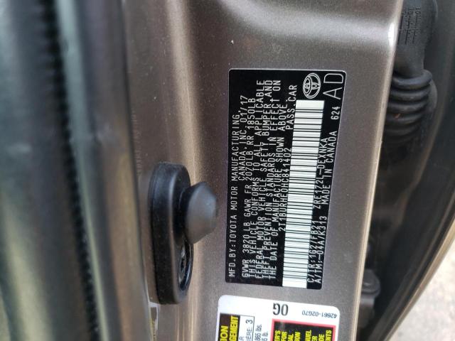 2017 Toyota Corolla L VIN: 2T1BURHE0HC841402 Lot: 54817074