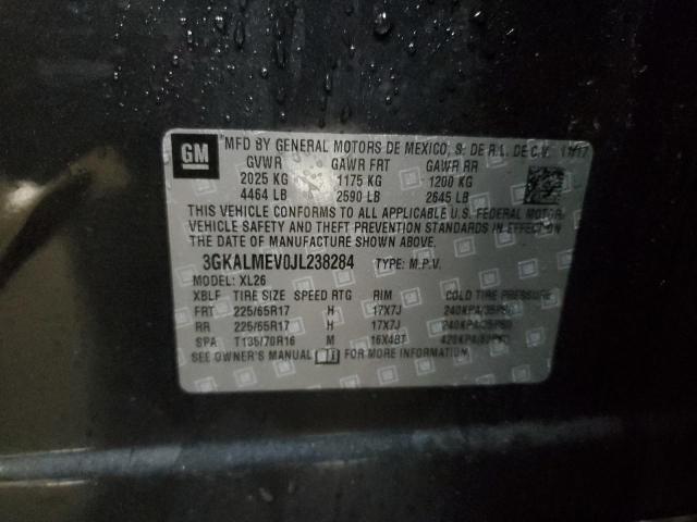 2018 GMC Terrain Sle VIN: 3GKALMEV0JL238284 Lot: 54012674