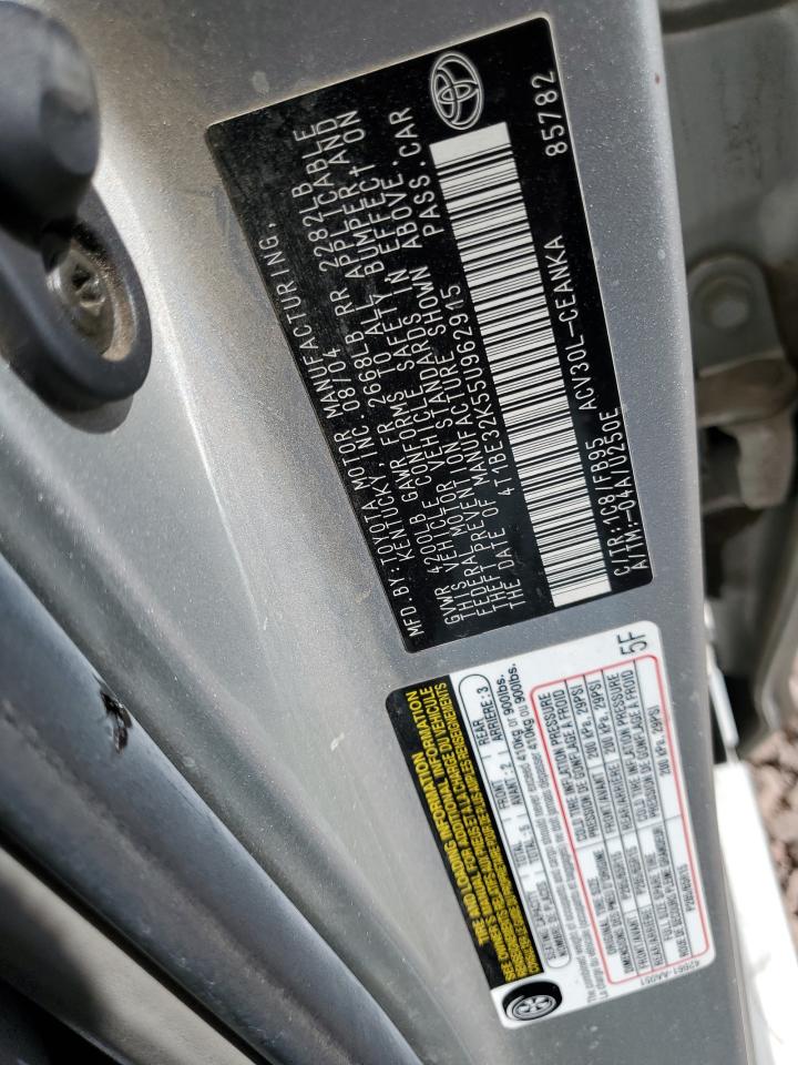 4T1BE32K55U962915 2005 Toyota Camry Le