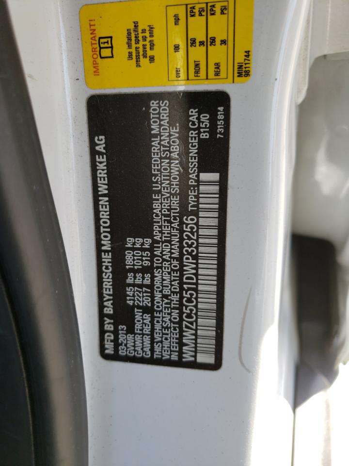 WMWZC5C51DWP33256 2013 Mini Cooper S Countryman