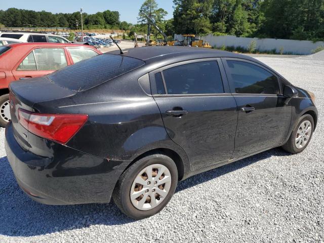 KIA RIO LX 2015 black  gas KNADM4A33F6520637 photo #4