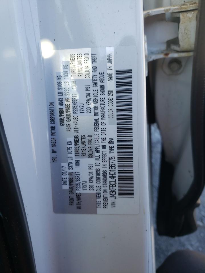 JM3KFBCL4H0156778 2017 Mazda Cx-5 Touring