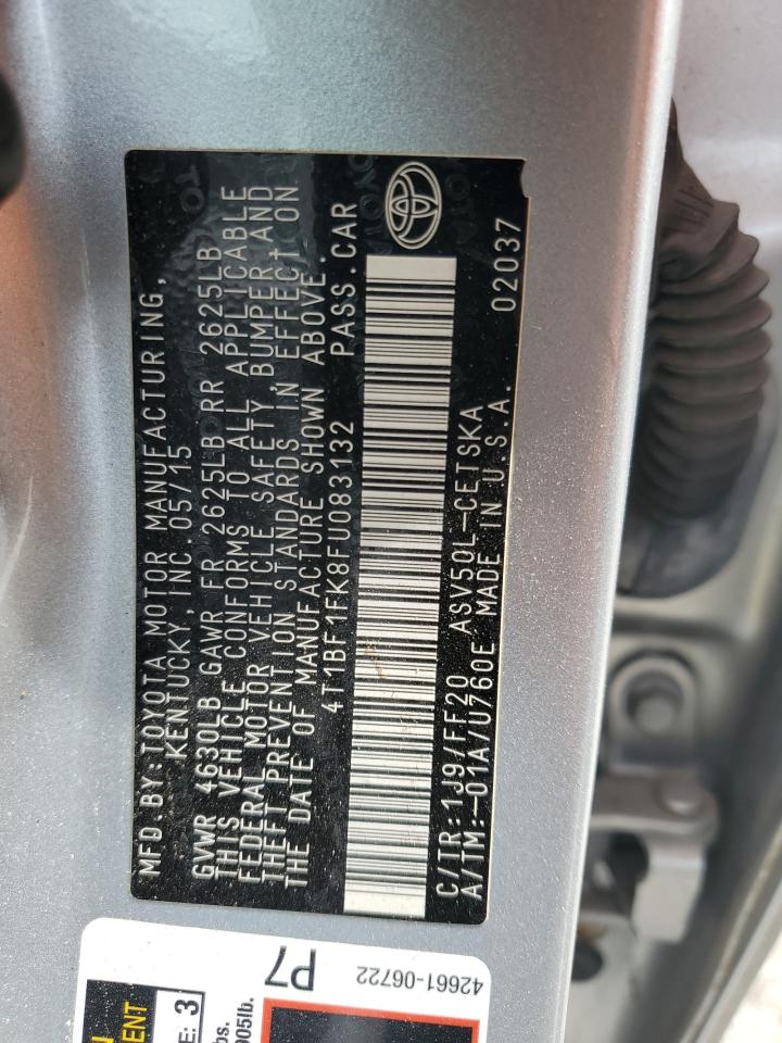 4T1BF1FK8FU083132 2015 Toyota Camry Le