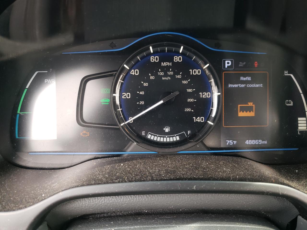 KMHC65LC4KU141854 2019 Hyundai Ioniq Blue